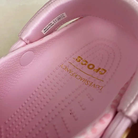 CROCS x Love Shack Fancy Pink Milk Floral Clogs - Picture 8 of 9